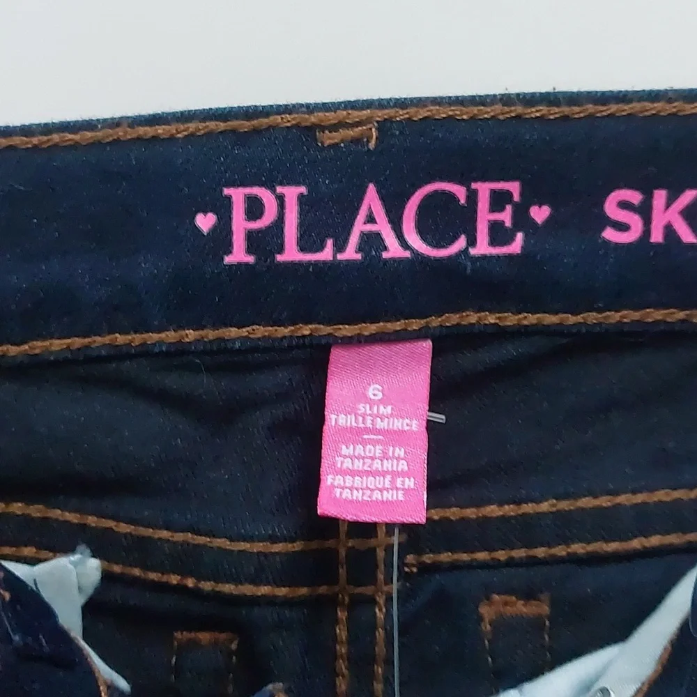 Children's Place skinny Jeans toddlers Girls‎ navy size 6
